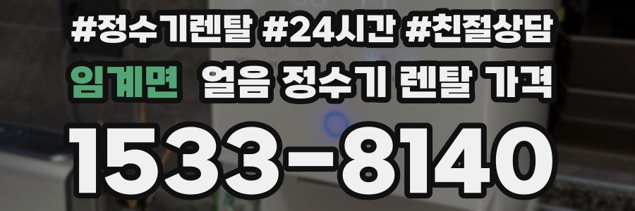 임계면 얼음 정수기 렌탈 가격