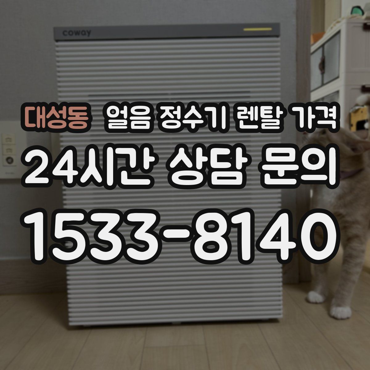 대성동 얼음 정수기 렌탈 가격