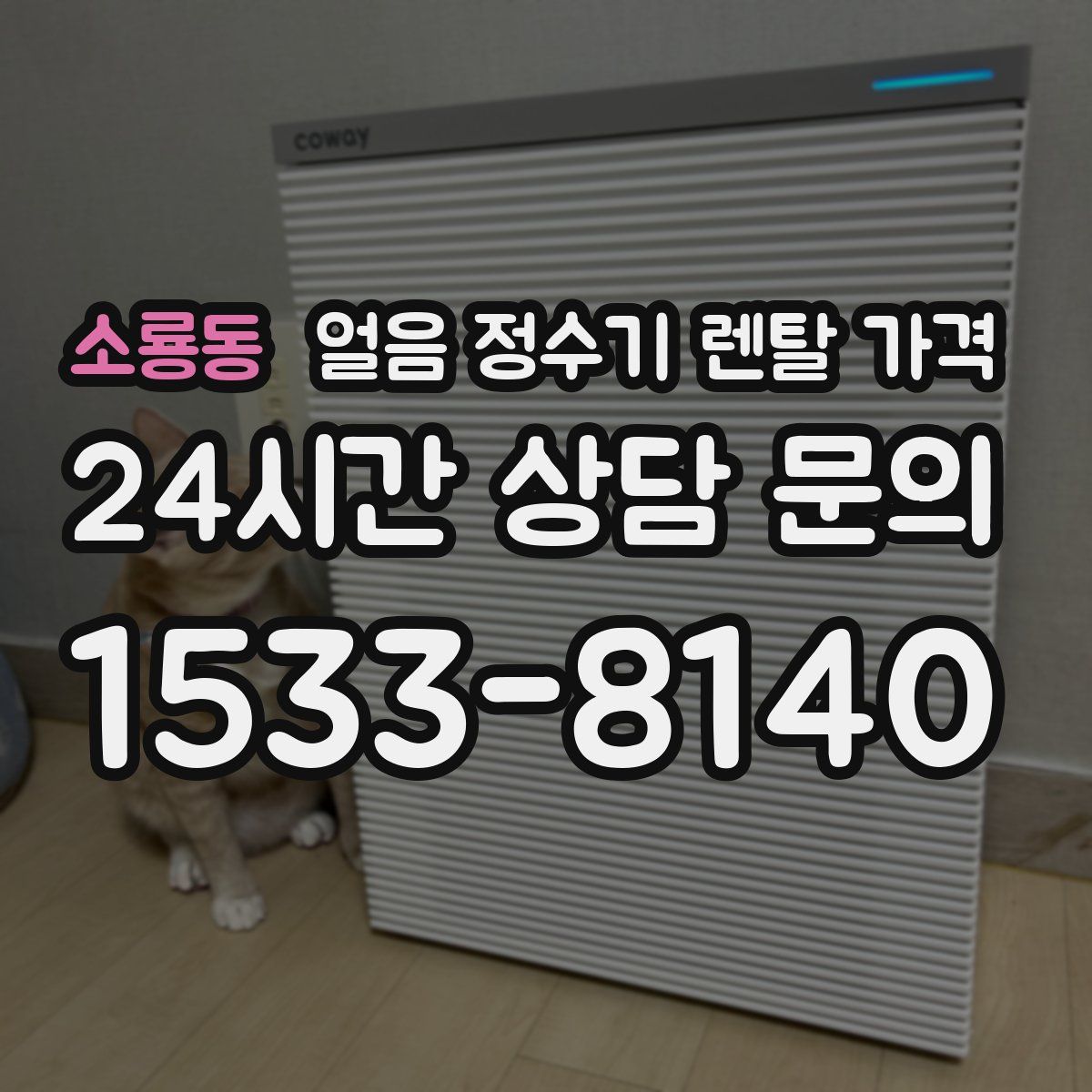 소룡동 얼음 정수기 렌탈 가격