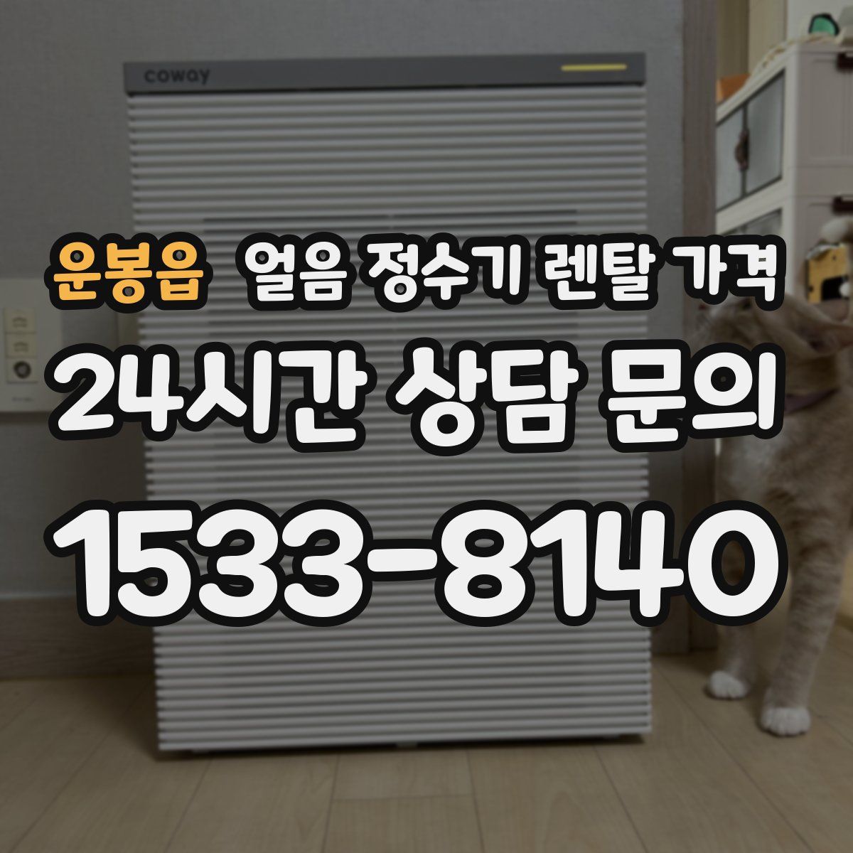 운봉읍 얼음 정수기 렌탈 가격