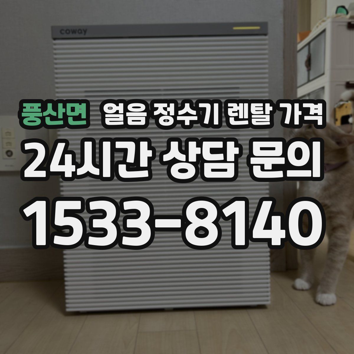 풍산면 얼음 정수기 렌탈 가격