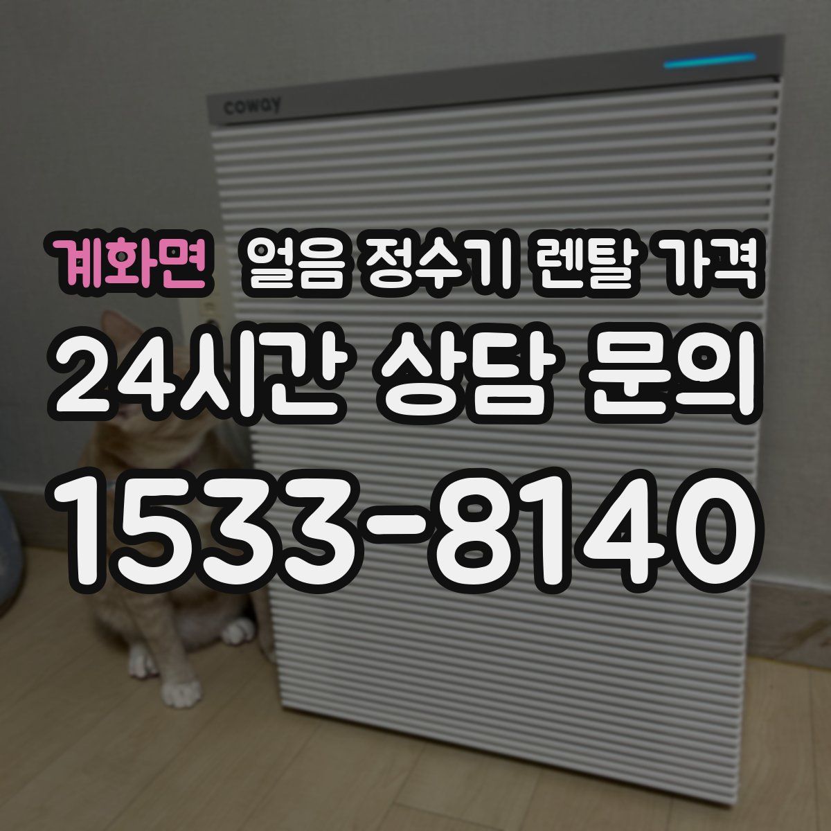 계화면 얼음 정수기 렌탈 가격