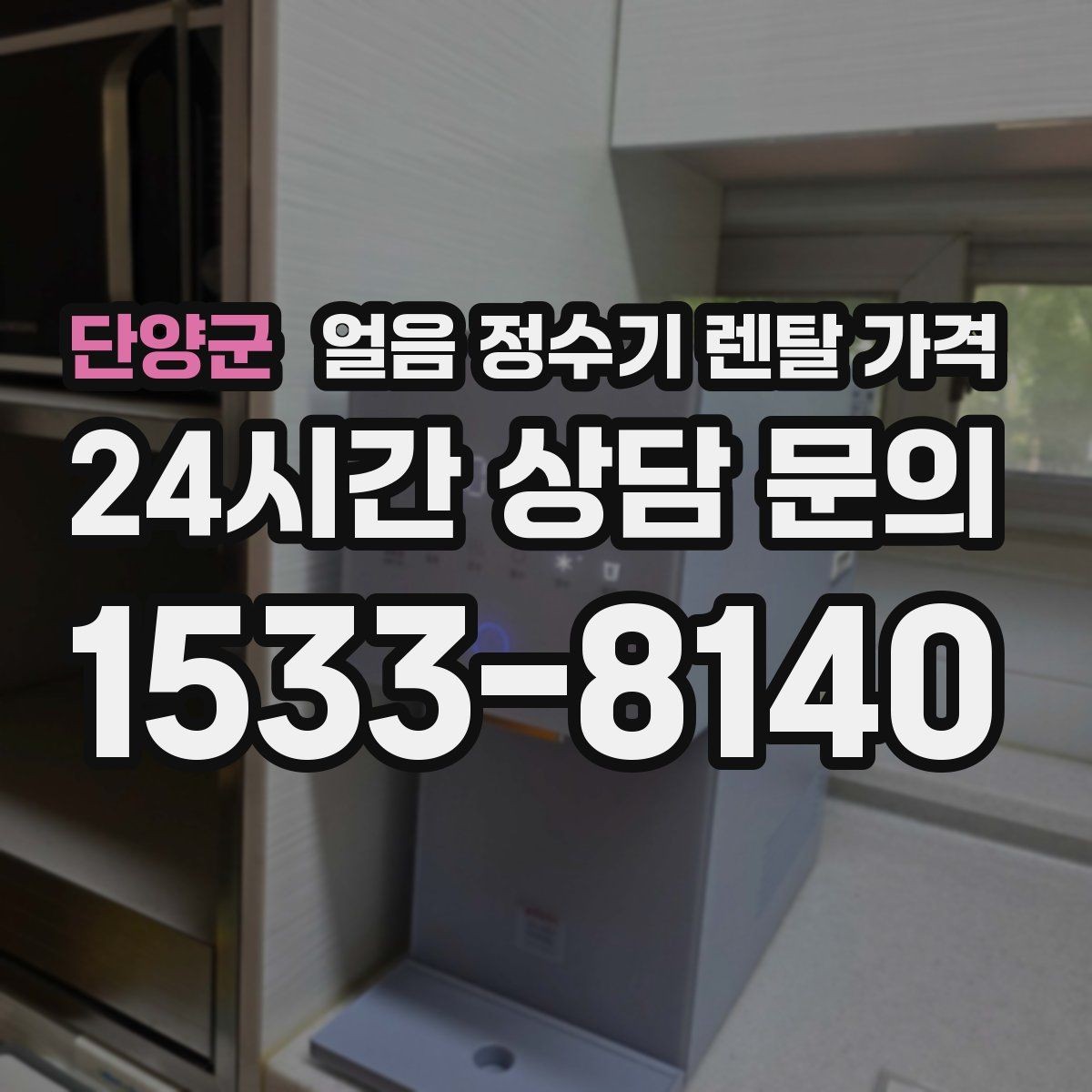 단양군 얼음 정수기 렌탈 가격 싱크대형과 스탠드형 비교