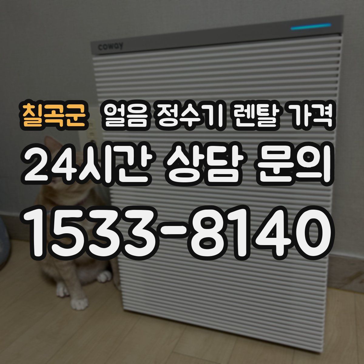 칠곡군 얼음 정수기 렌탈 가격