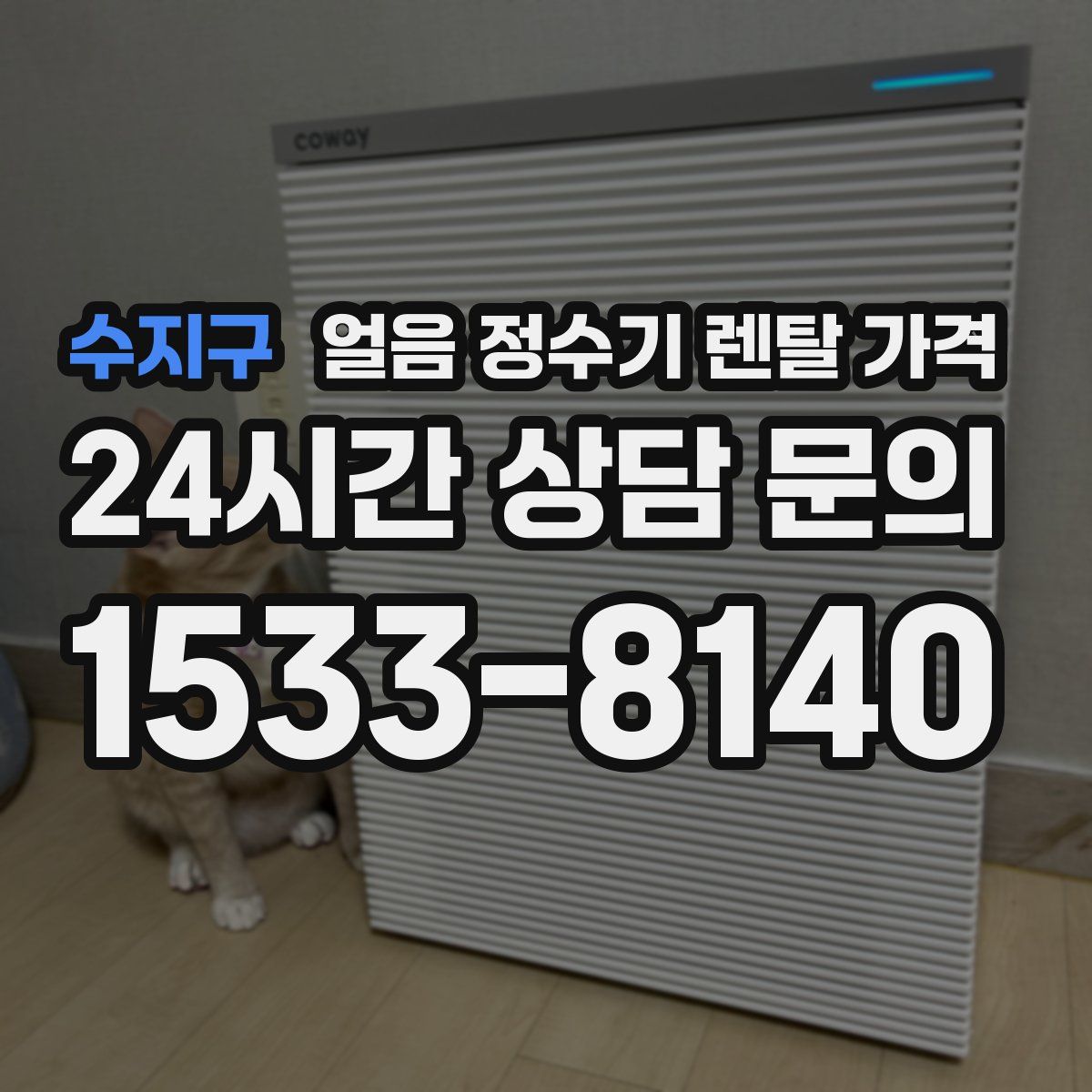 수지구 얼음 정수기 렌탈 가격