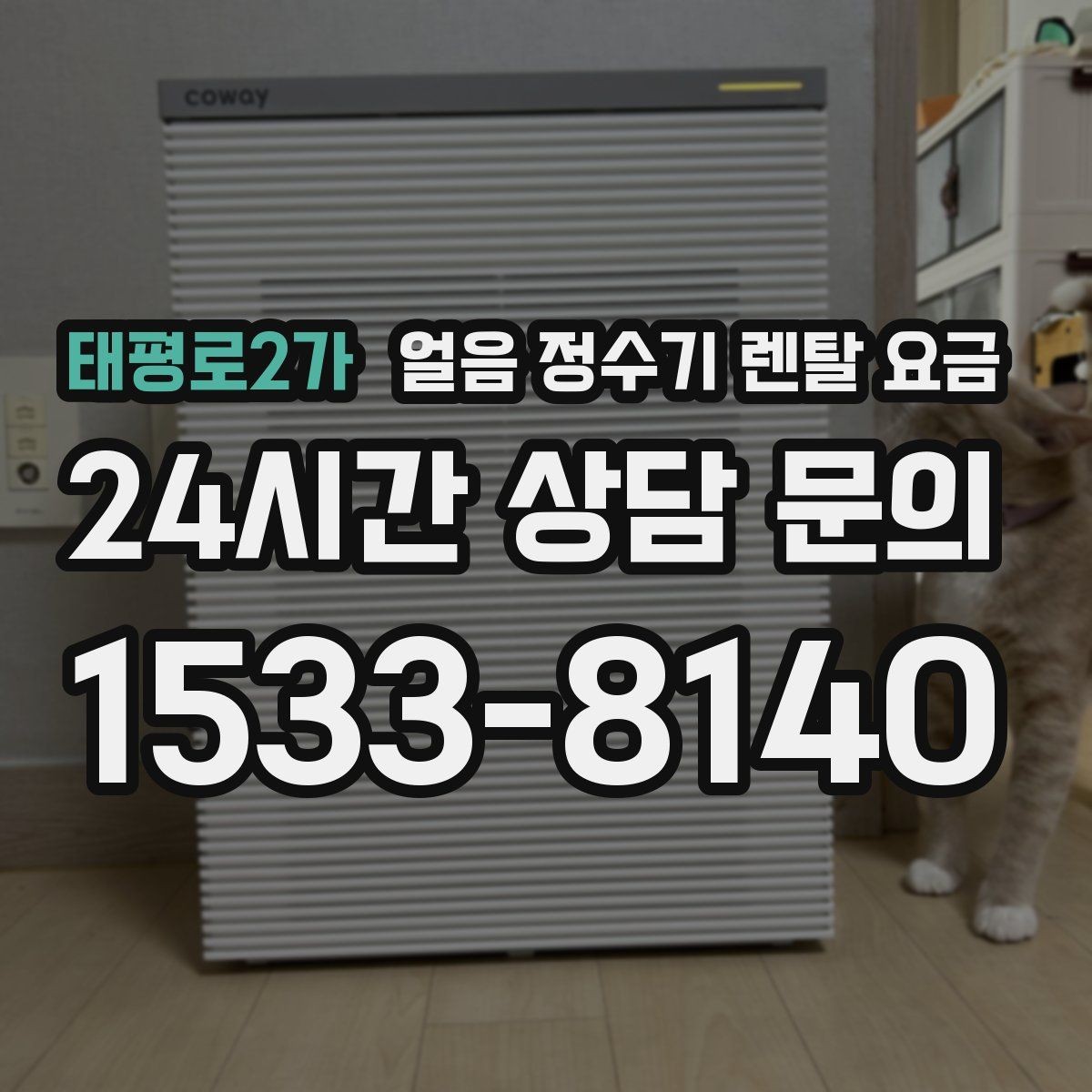 태평로2가 얼음 정수기 렌탈 요금 자동 살균 기능이 필요한 이유