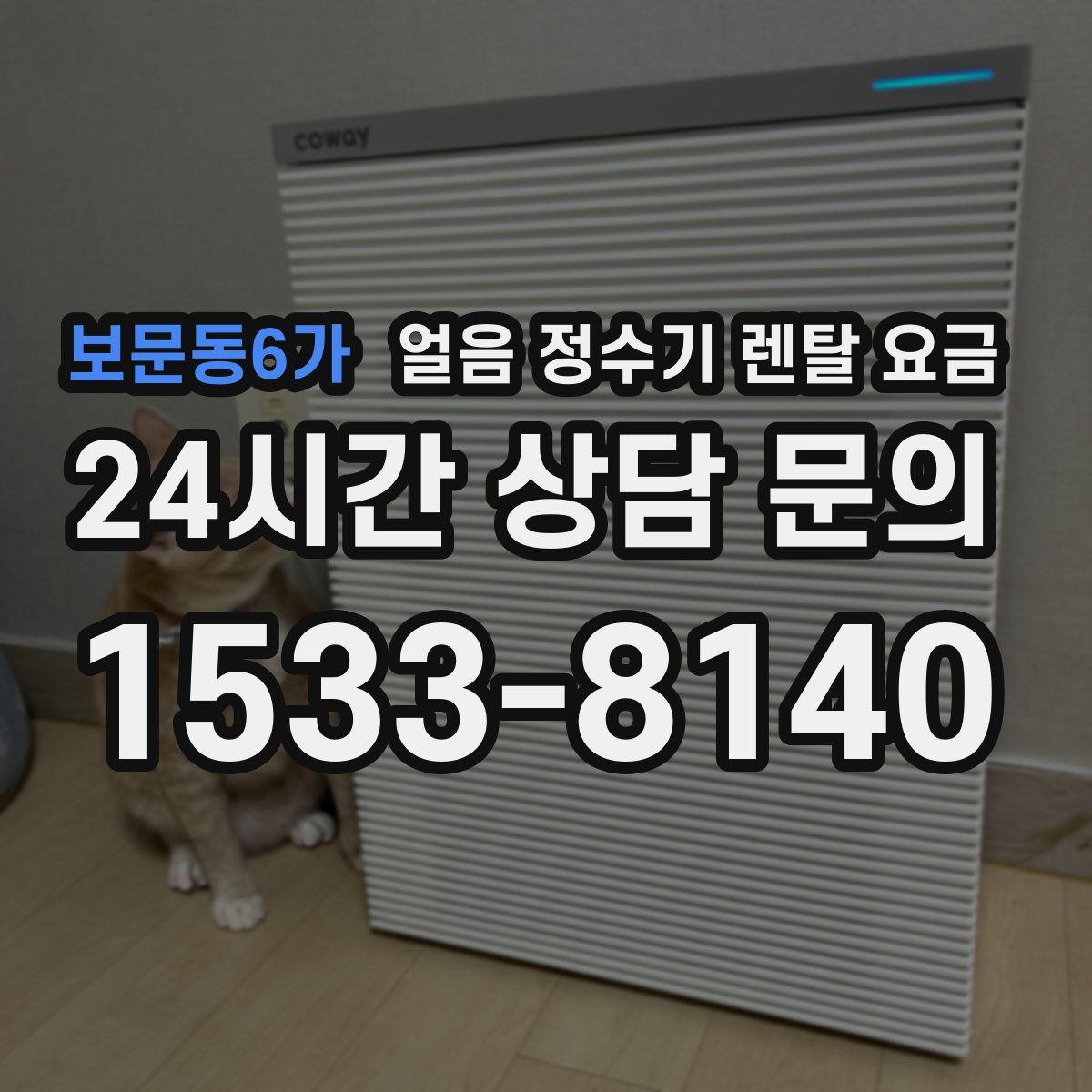 보문동6가 얼음 정수기 렌탈 요금