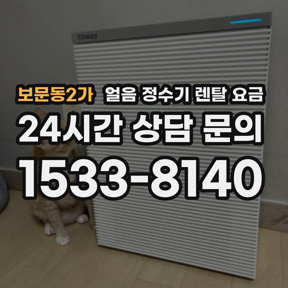 보문동2가 얼음 정수기 렌탈 요금