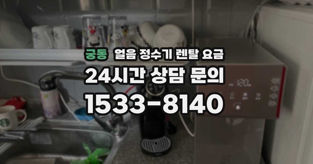 궁동 얼음 정수기 렌탈 요금