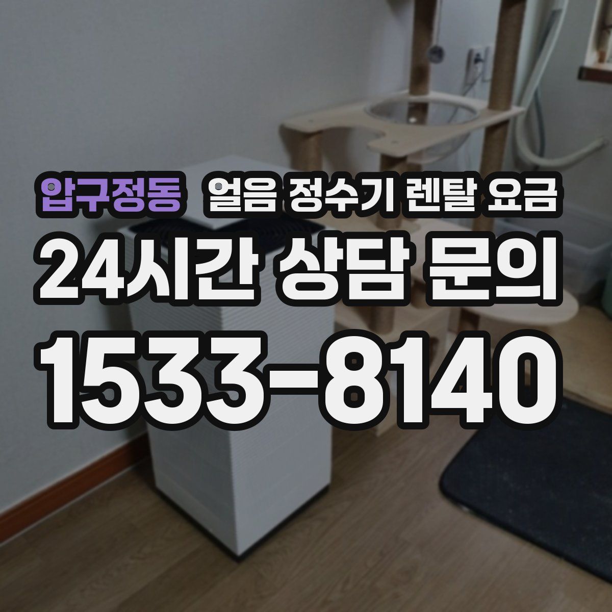 압구정동 얼음 정수기 렌탈 요금