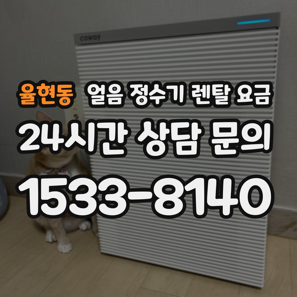 율현동 얼음 정수기 렌탈 요금