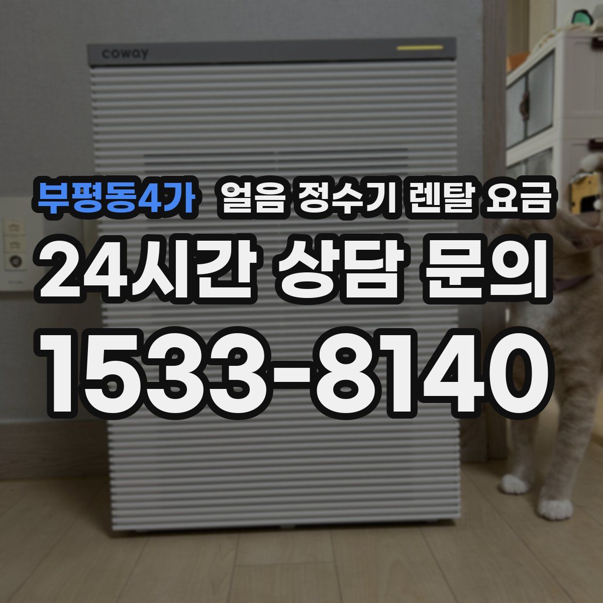 부평동4가 얼음 정수기 렌탈 요금