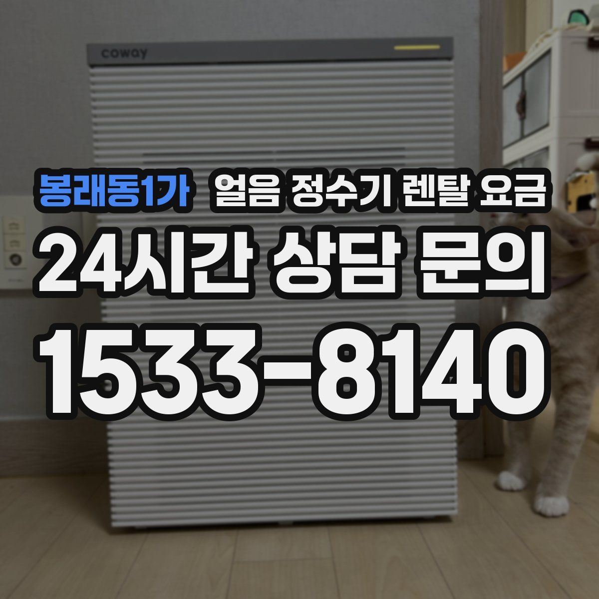 봉래동1가 얼음 정수기 렌탈 요금