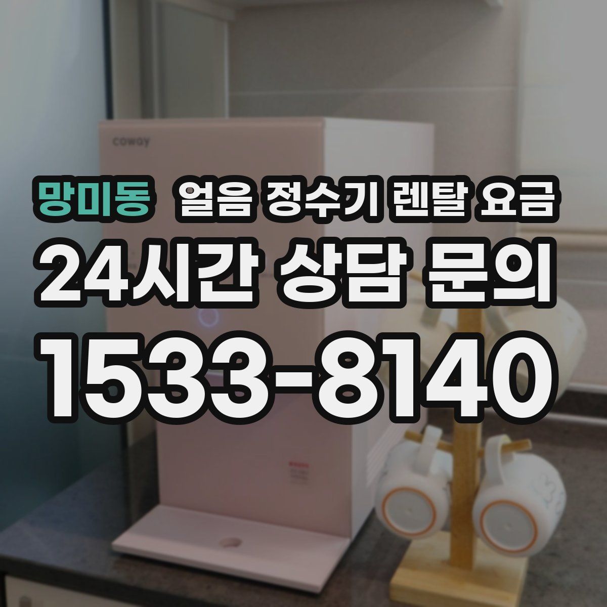 망미동 얼음 정수기 렌탈 요금