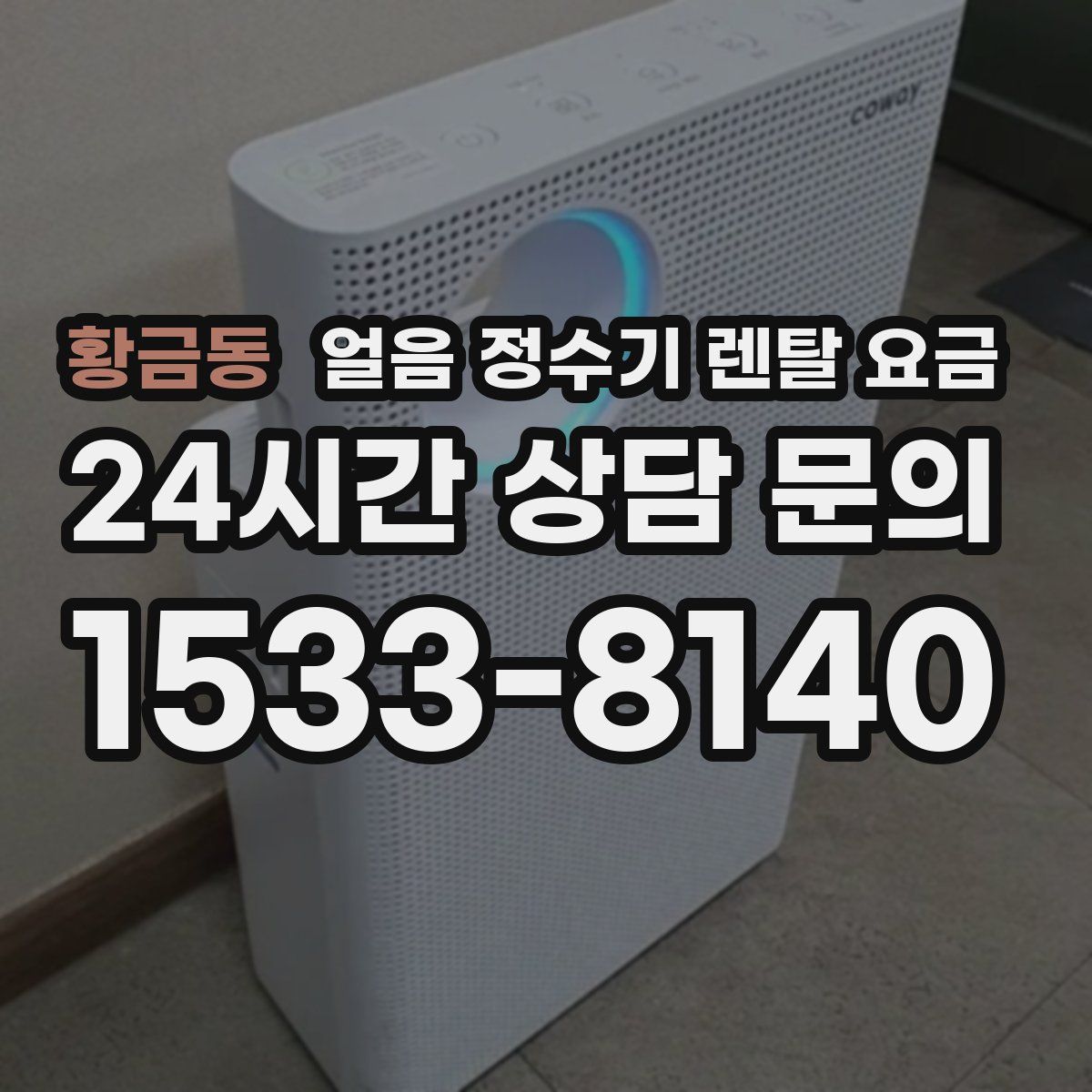 황금동 얼음 정수기 렌탈 요금