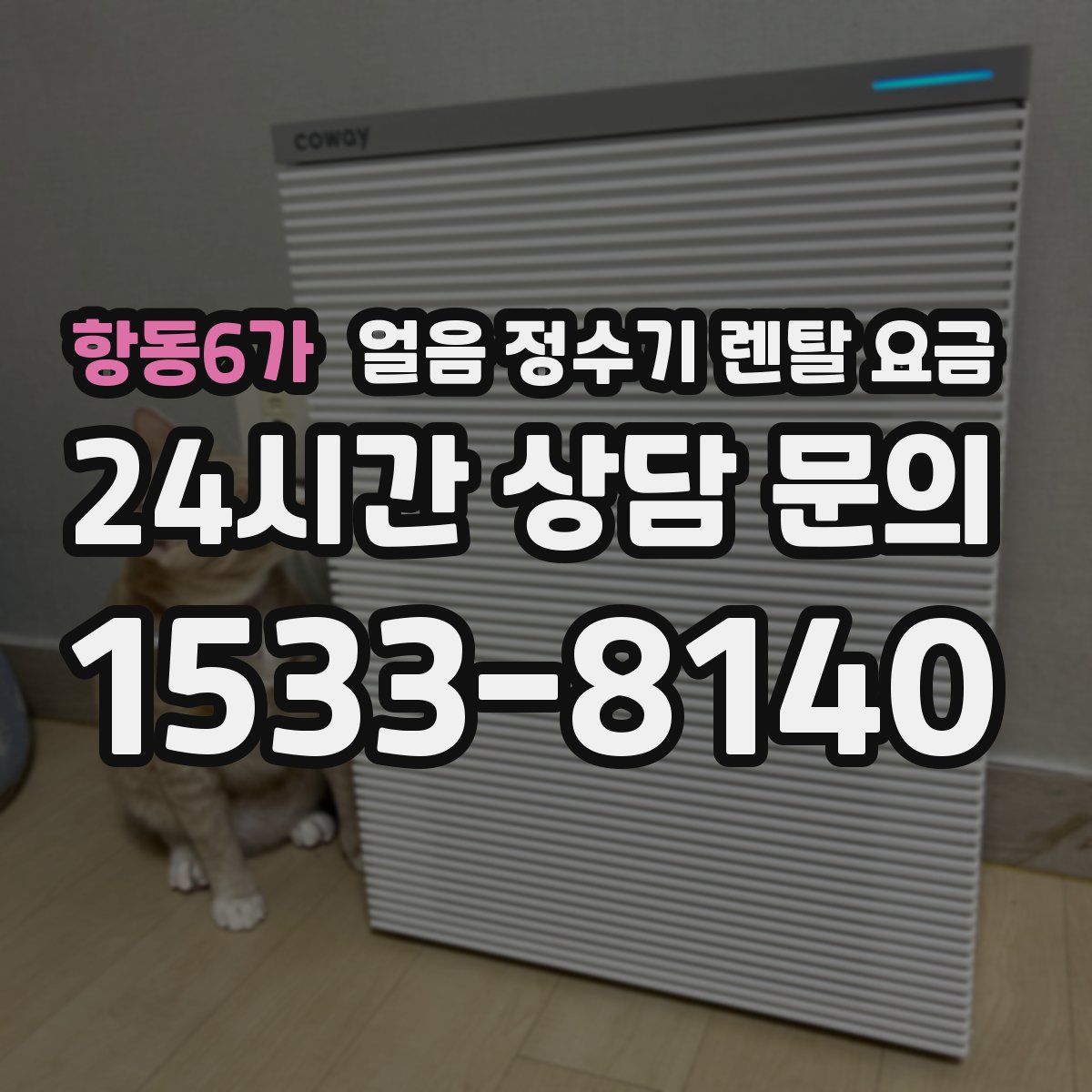 항동6가 얼음 정수기 렌탈 요금