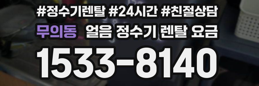 무의동 얼음 정수기 렌탈 요금