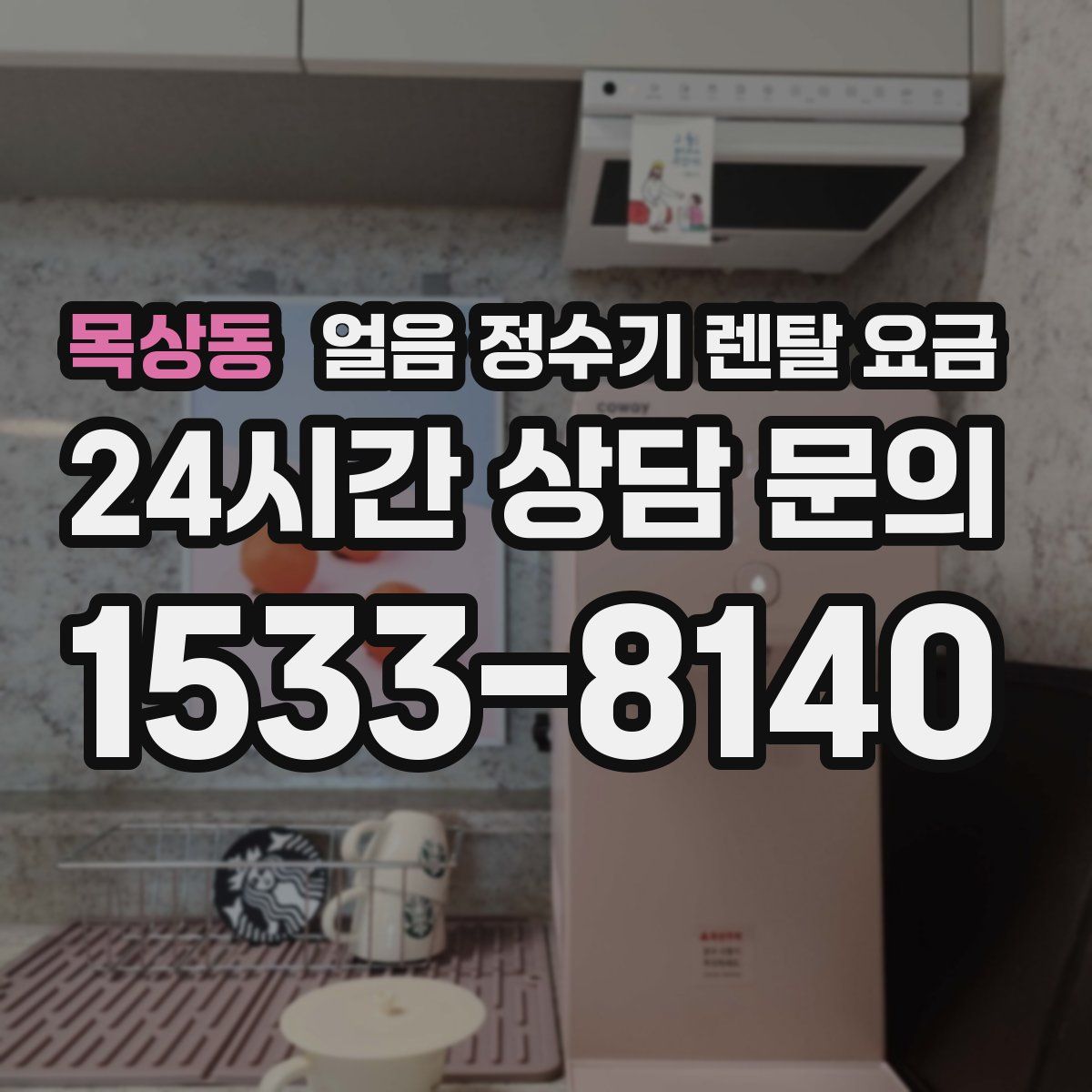 목상동 얼음 정수기 렌탈 요금
