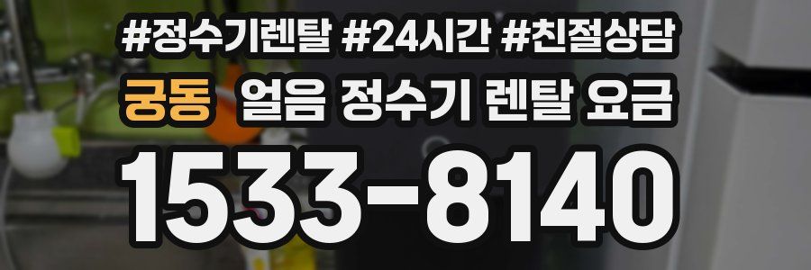 궁동 얼음 정수기 렌탈 요금