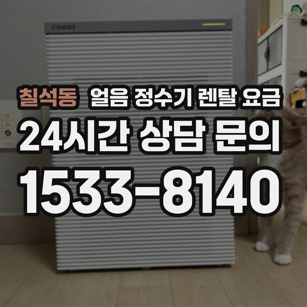 칠석동 얼음 정수기 렌탈 요금