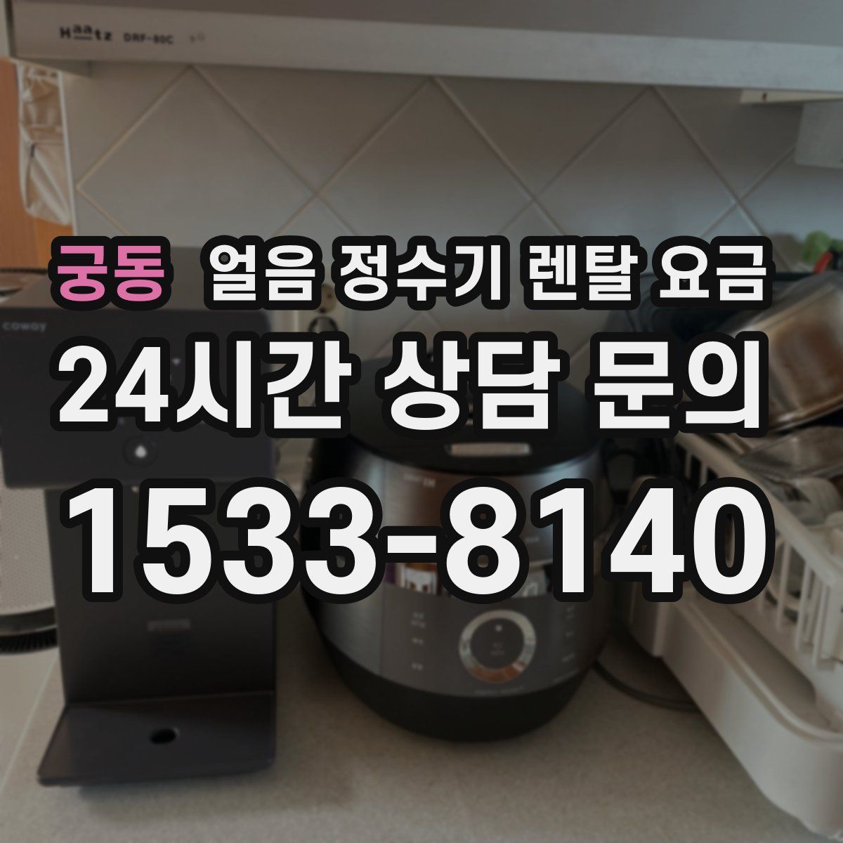 궁동 얼음 정수기 렌탈 요금