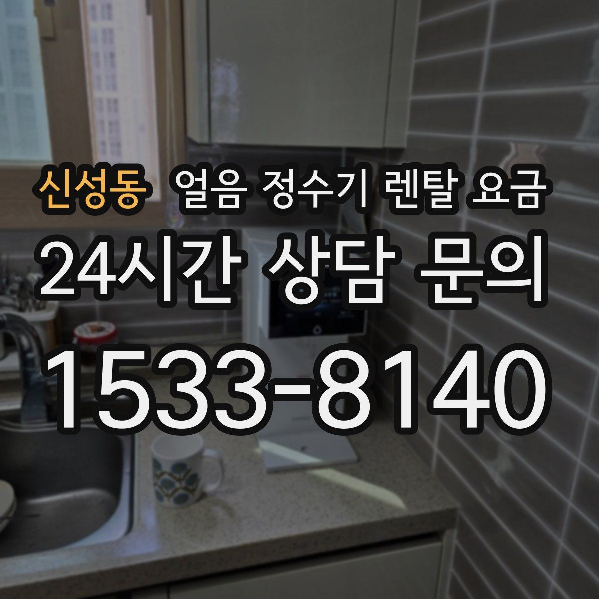 신성동 얼음 정수기 렌탈 요금
