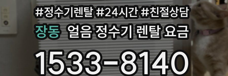 장동 얼음 정수기 렌탈 요금