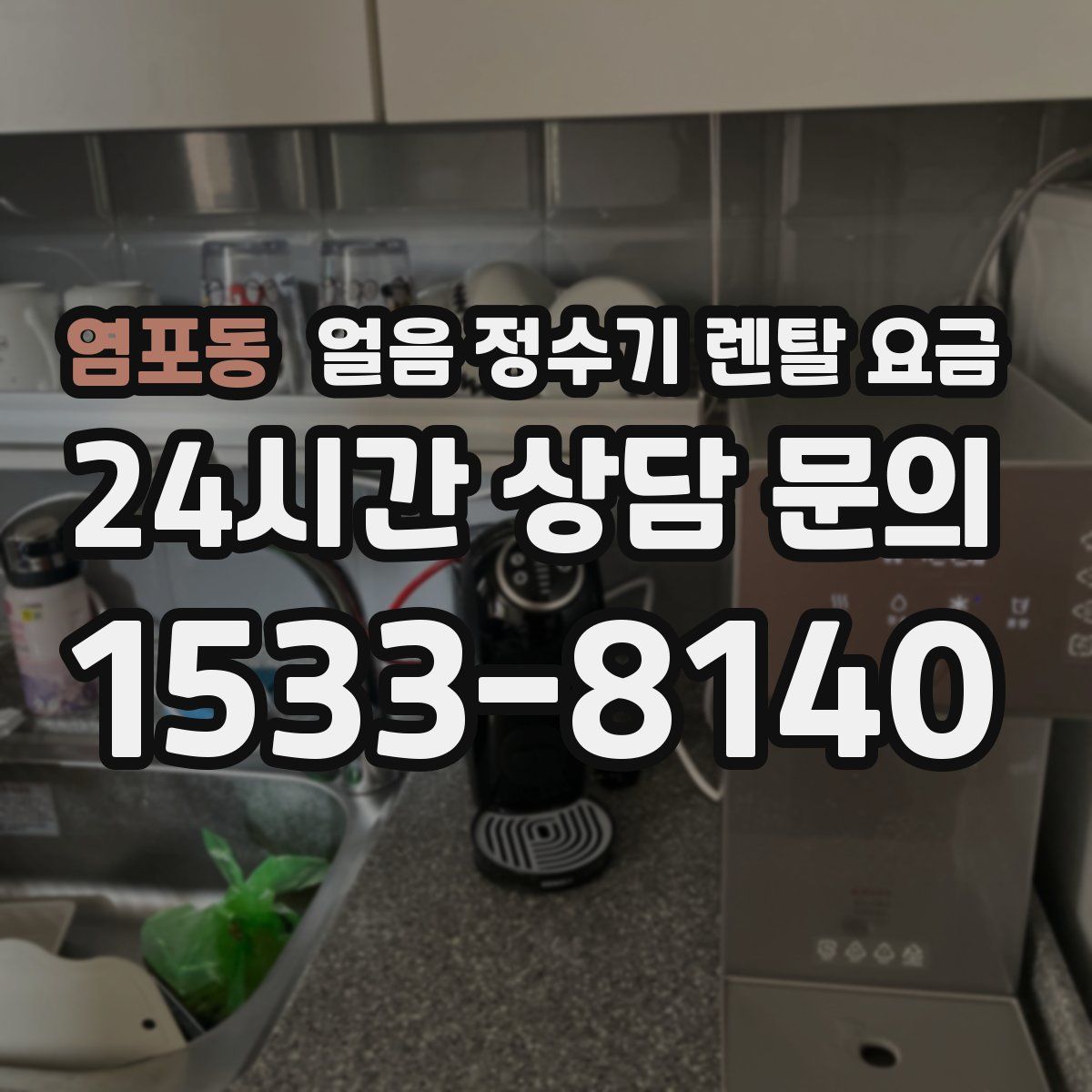 염포동 얼음 정수기 렌탈 요금
