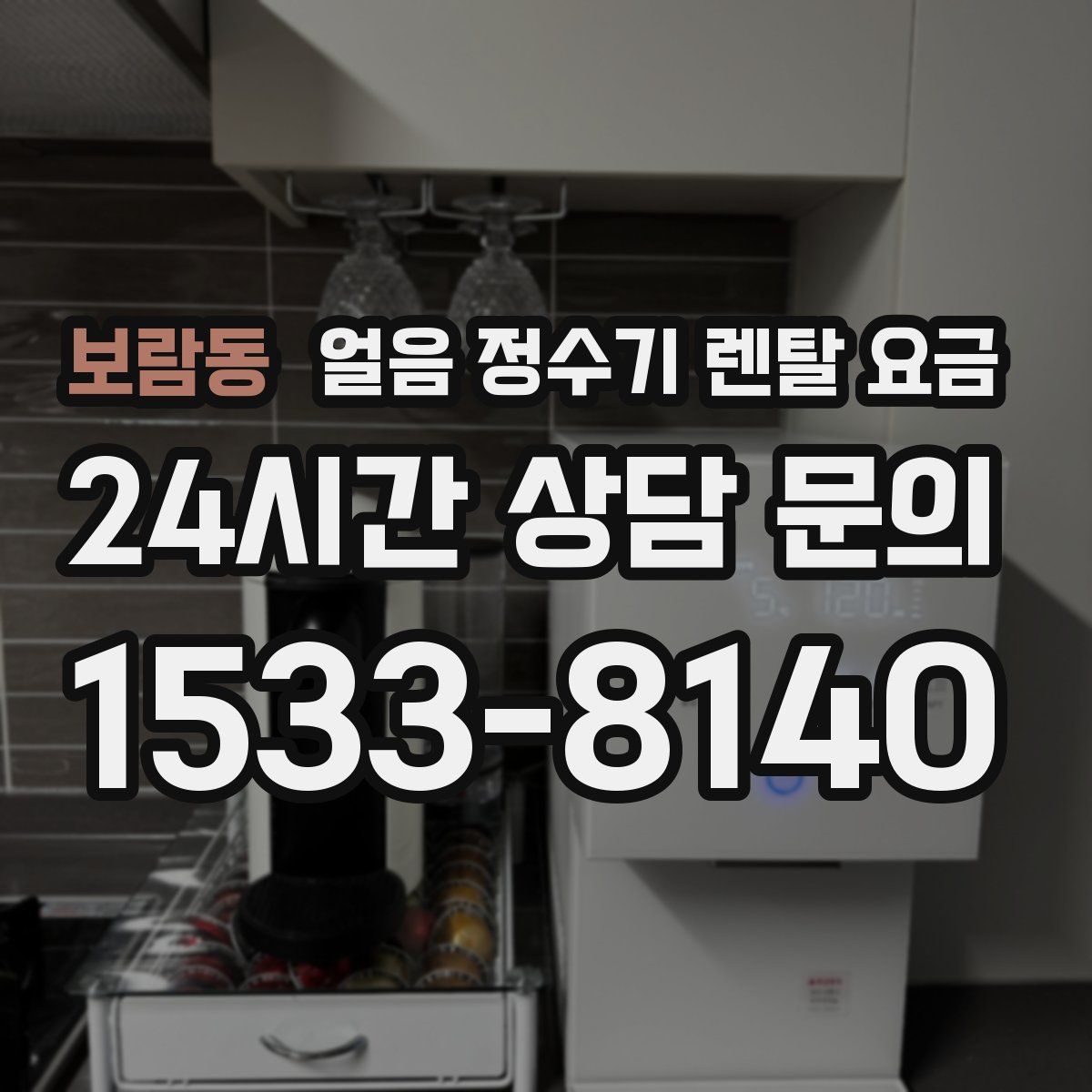 보람동 얼음 정수기 렌탈 요금