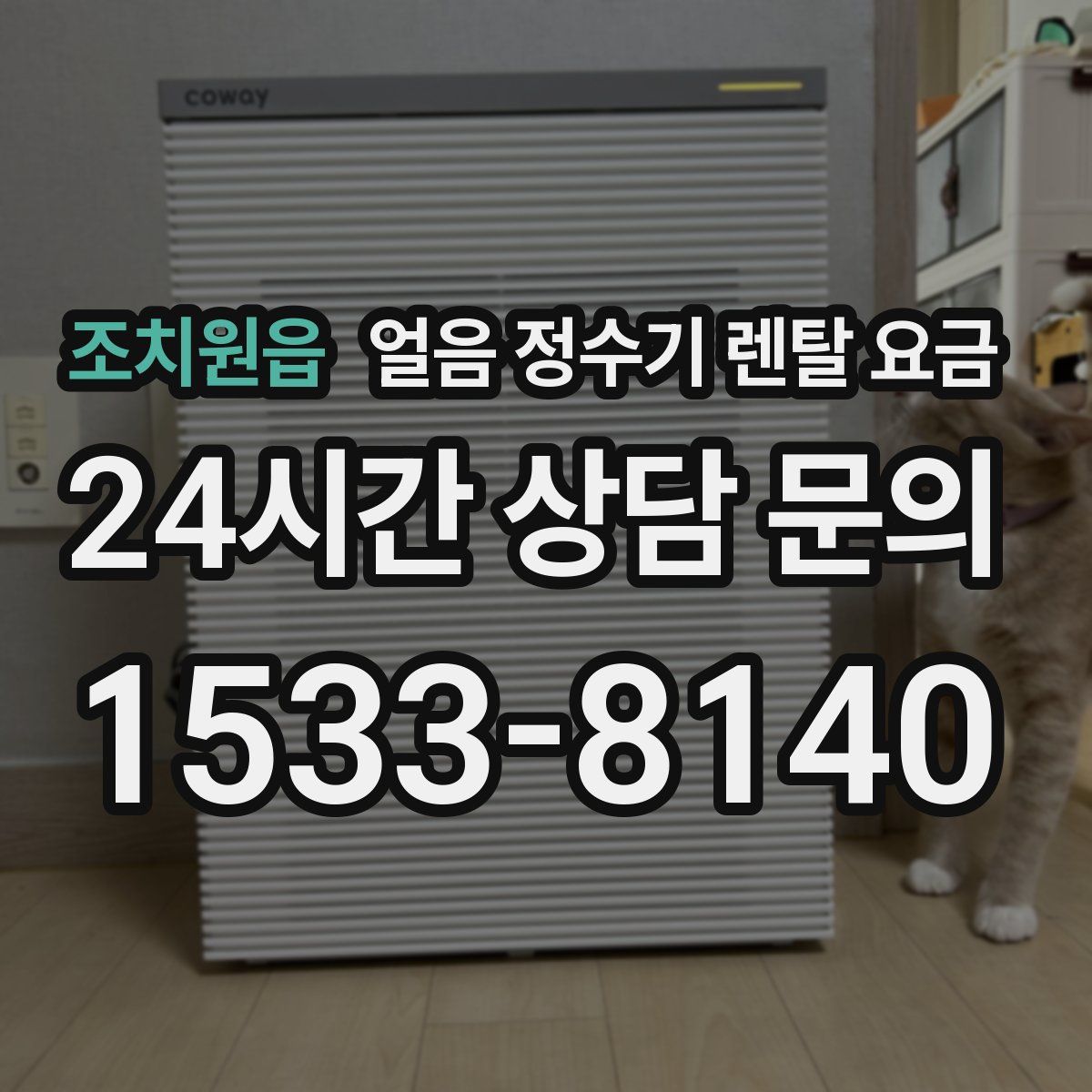 조치원읍 얼음 정수기 렌탈 요금