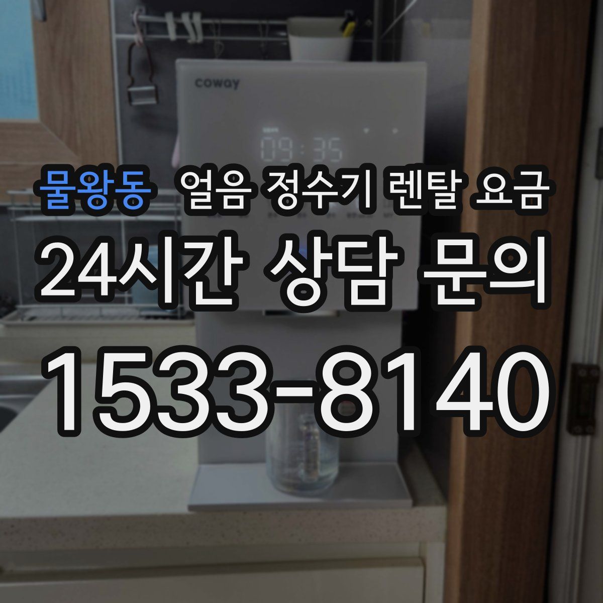 물왕동 얼음 정수기 렌탈 요금