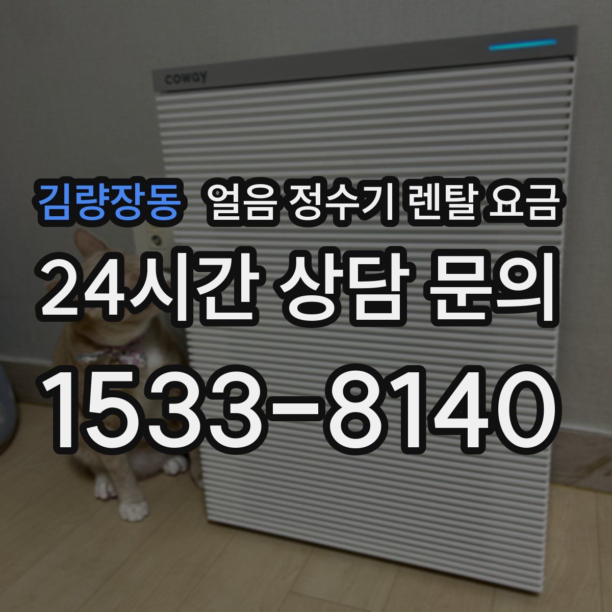 김량장동 얼음 정수기 렌탈 요금