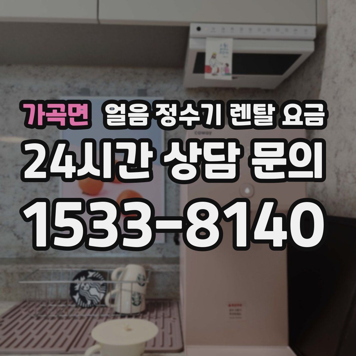 가곡면 얼음 정수기 렌탈 요금 관리가 쉬운 제품 특징