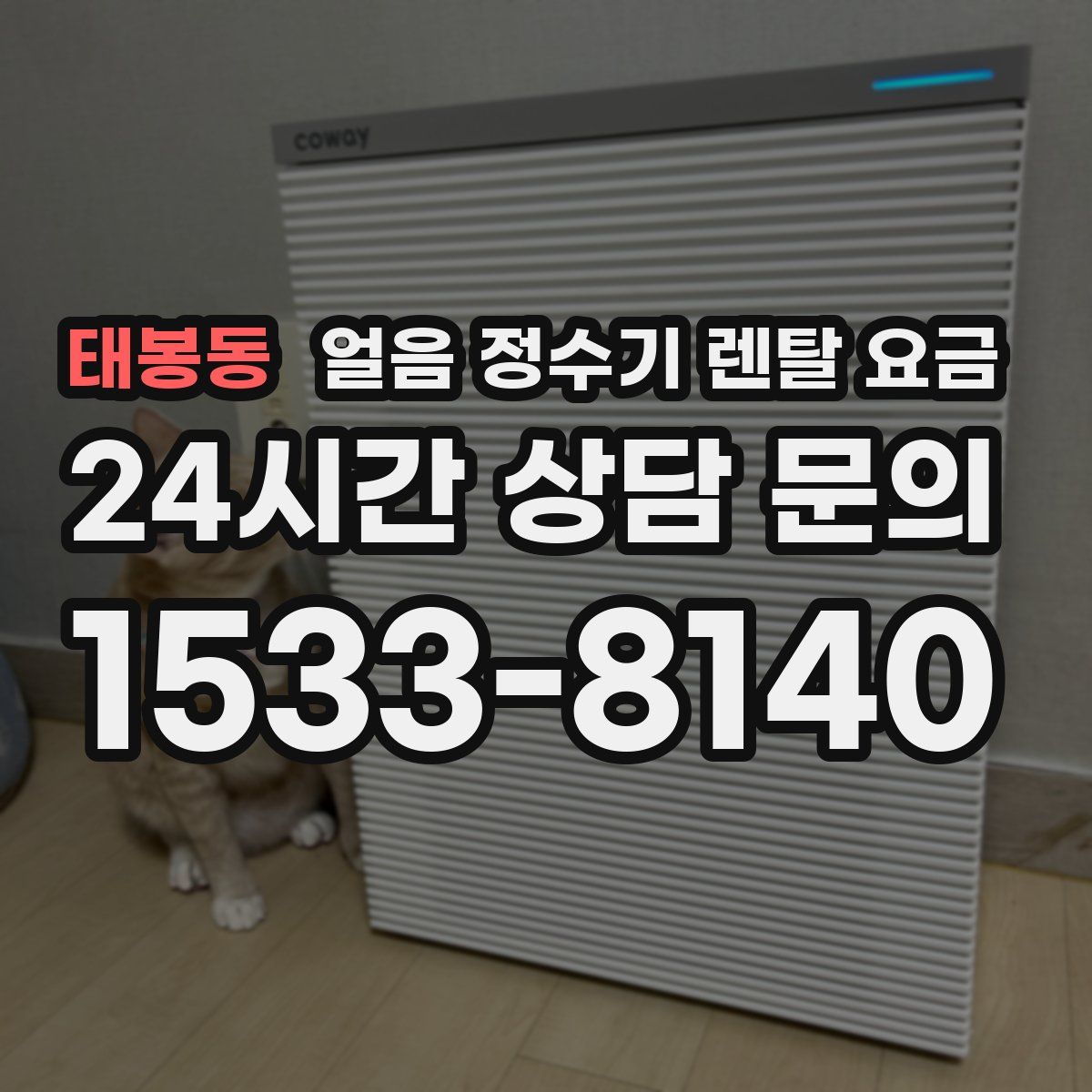 태봉동 얼음 정수기 렌탈 요금