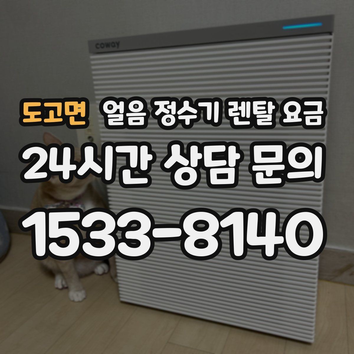 도고면 얼음 정수기 렌탈 요금 월 렌탈료보다 중요한 총비용 기준