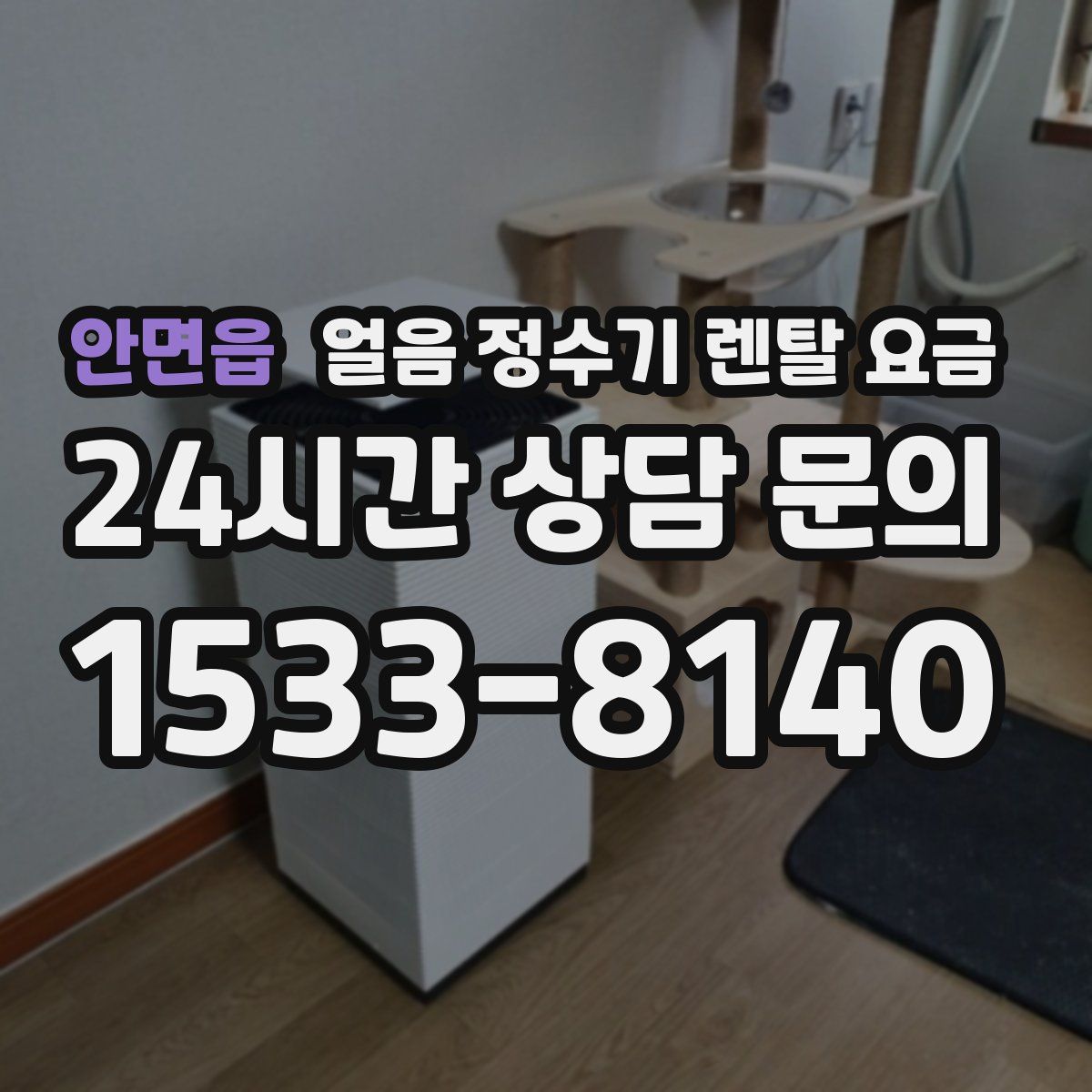 안면읍 얼음 정수기 렌탈 요금