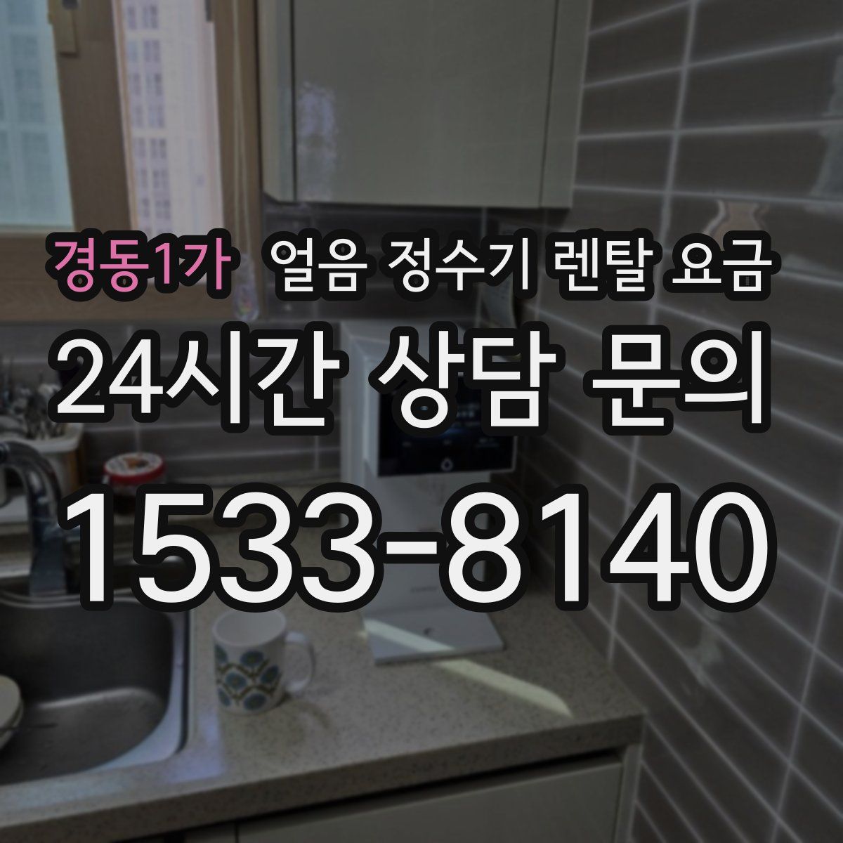경동1가 얼음 정수기 렌탈 요금