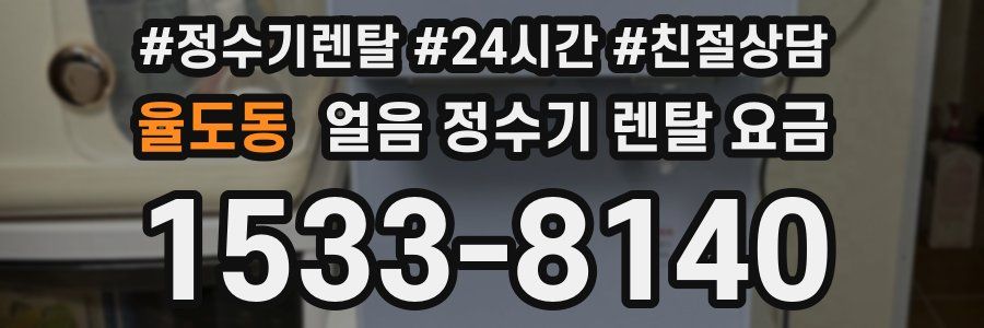 율도동 얼음 정수기 렌탈 요금