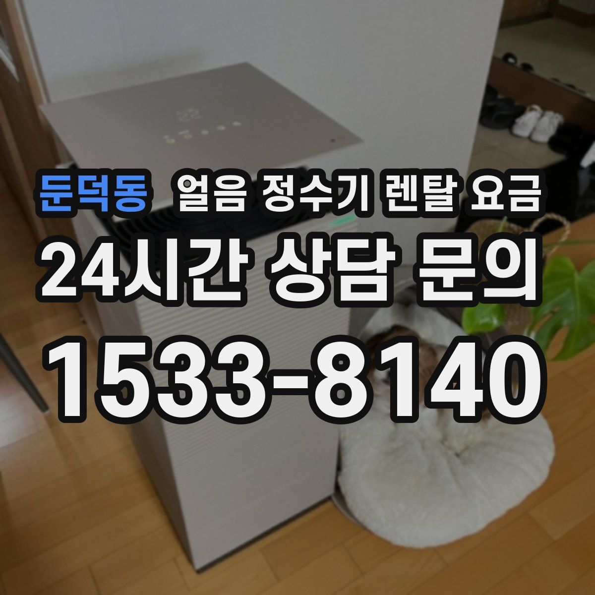 둔덕동 얼음 정수기 렌탈 요금