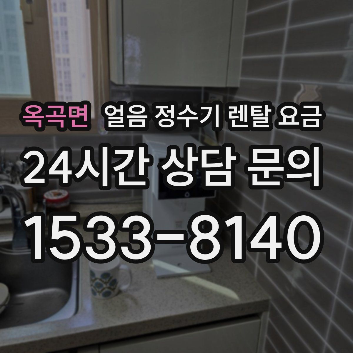 옥곡면 얼음 정수기 렌탈 요금