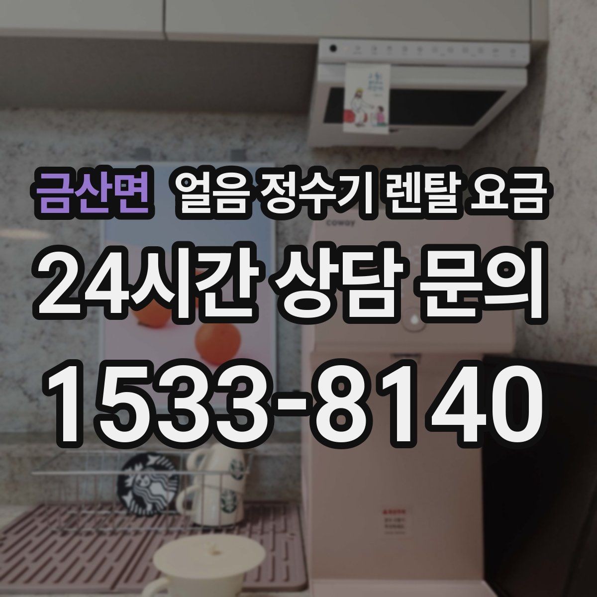금산면 얼음 정수기 렌탈 요금 디자인만 보고 선택하면 안 되는 이유