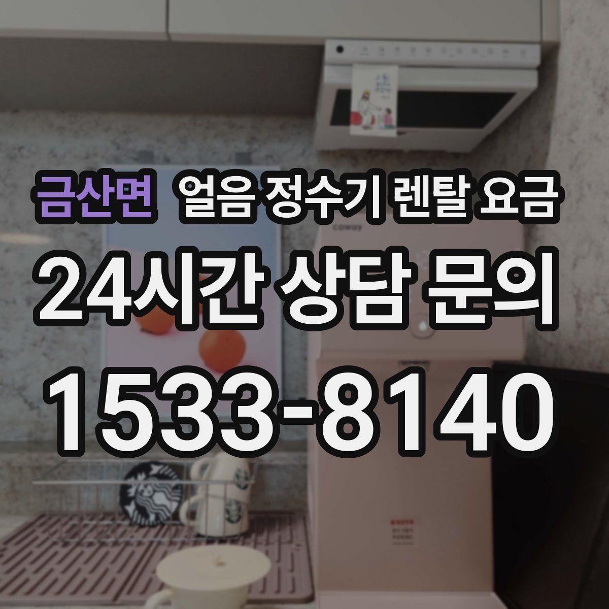 금산면 얼음 정수기 렌탈 요금