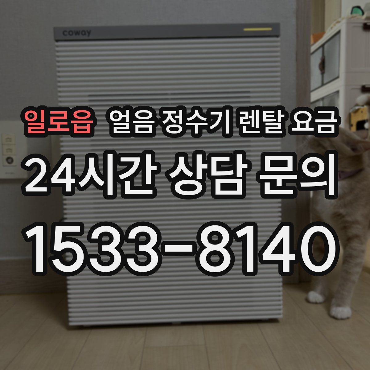 일로읍 얼음 정수기 렌탈 요금