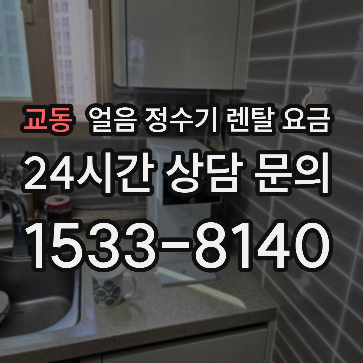 교동 얼음 정수기 렌탈 요금 유지비까지 포함해 보는 방법