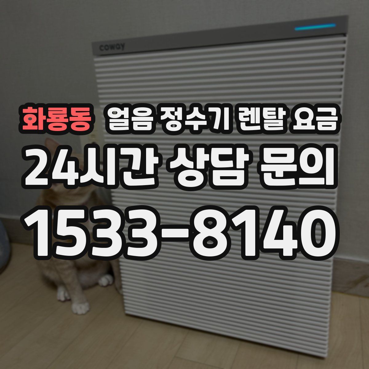 화룡동 얼음 정수기 렌탈 요금