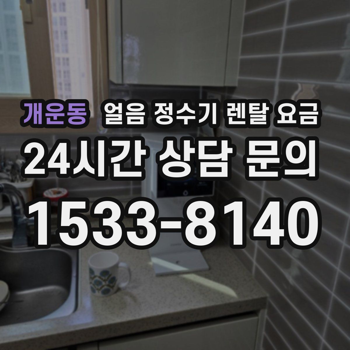 개운동 얼음 정수기 렌탈 요금