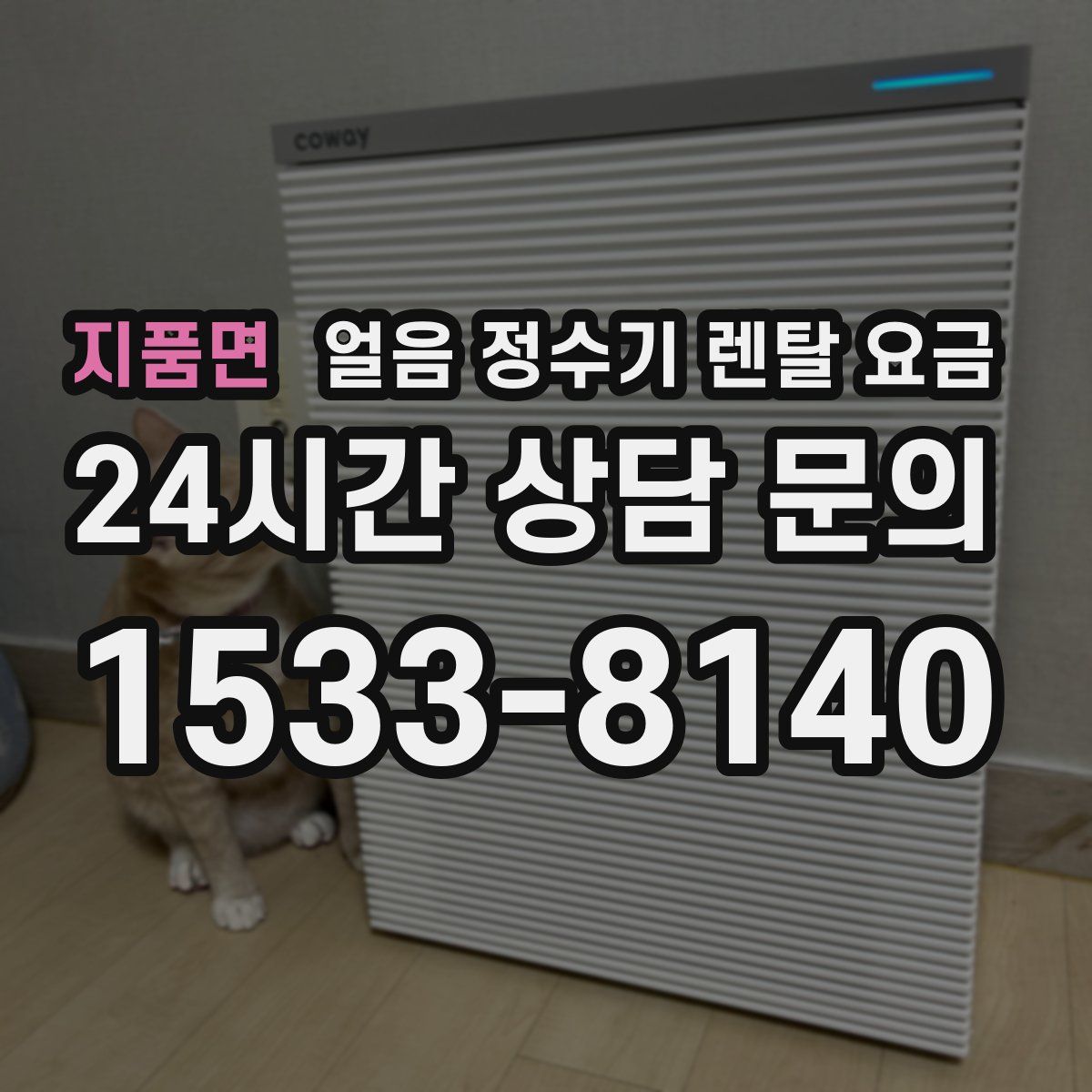 지품면 얼음 정수기 렌탈 요금