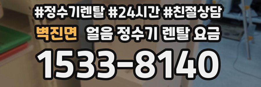 벽진면 얼음 정수기 렌탈 요금