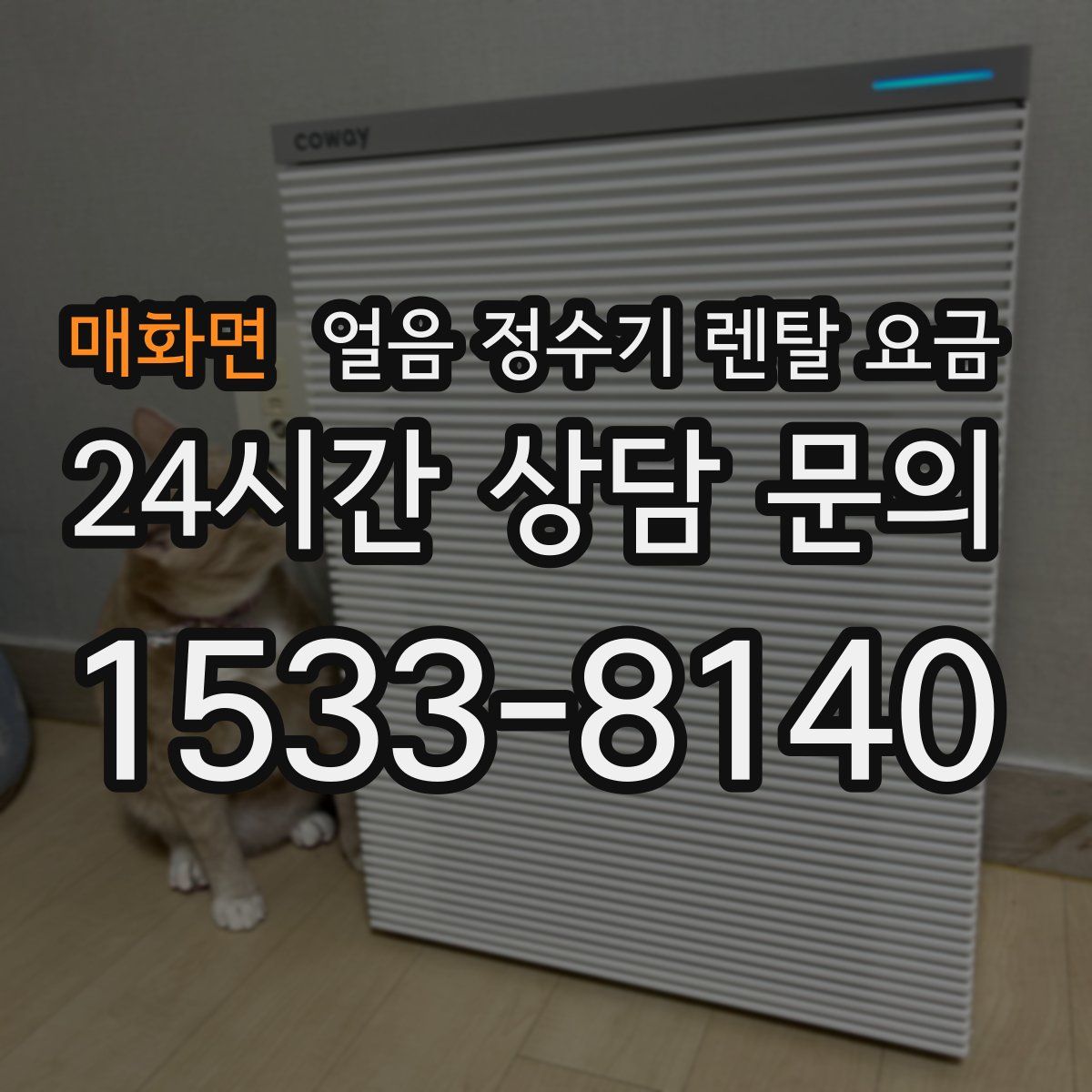매화면 얼음 정수기 렌탈 요금