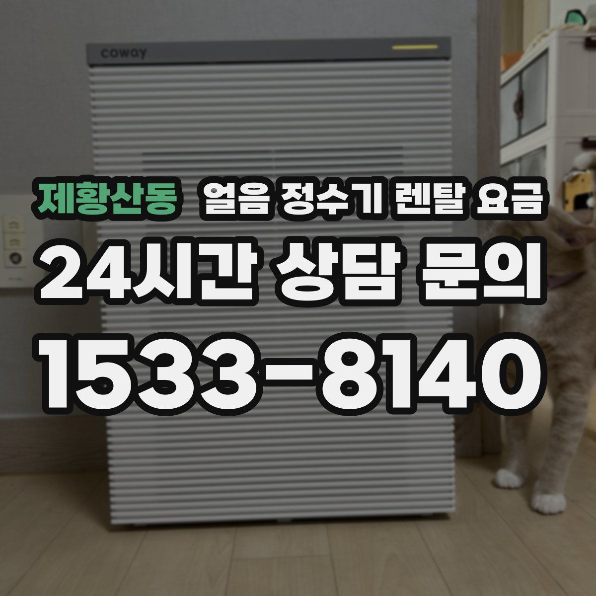 제황산동 얼음 정수기 렌탈 요금